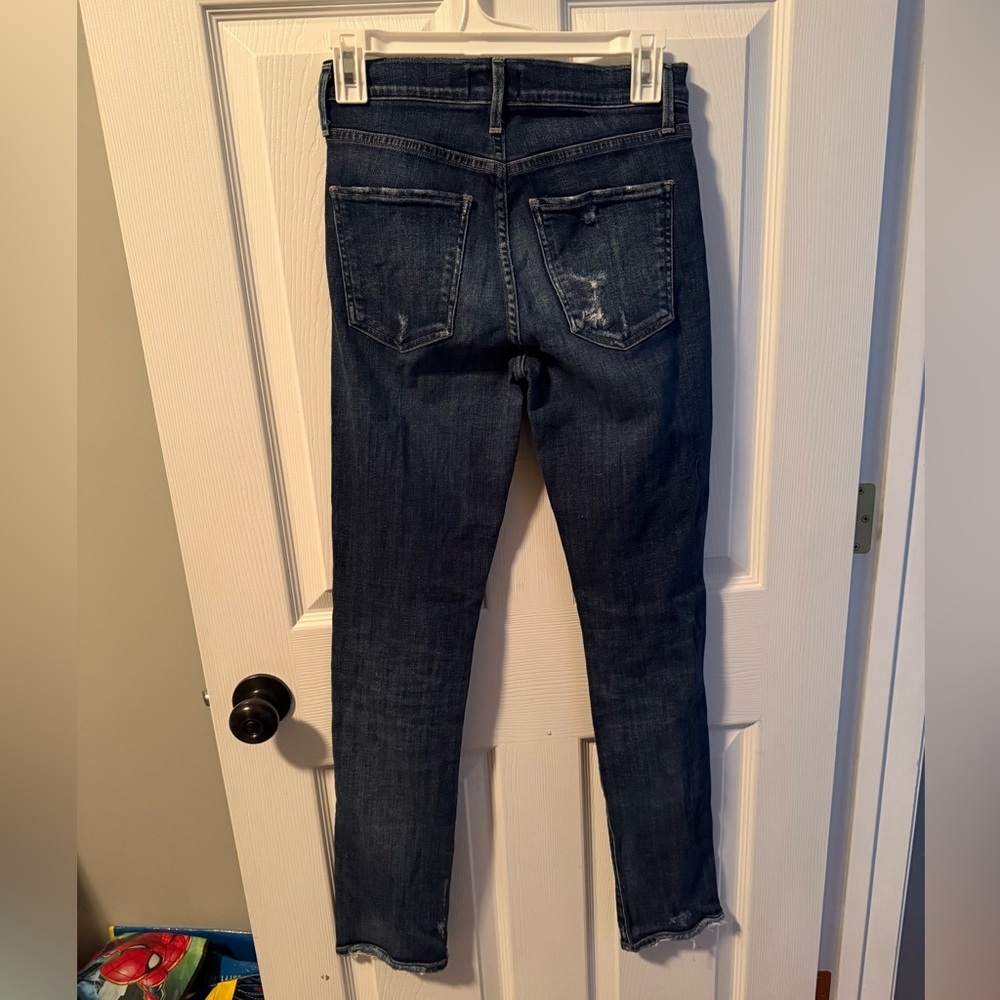 Agolde Women’s Dark Wash Blue Jeans Size 25 - Picture 3 of 6